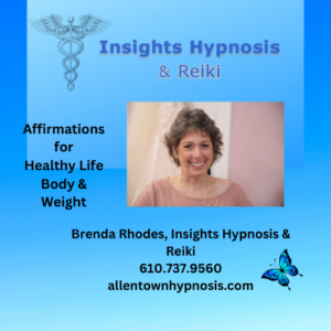 Affirmations for a Healthy Life, Body & Weight
